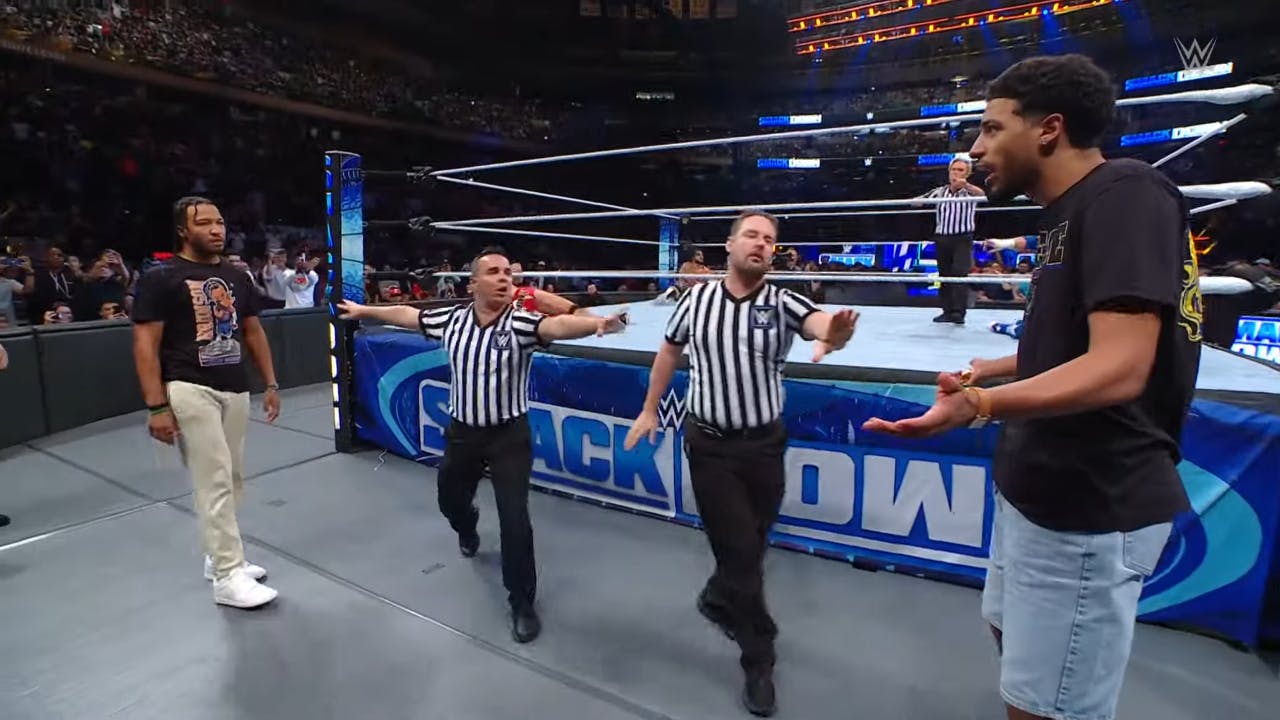 From hardcourt to the squared circle: Jalen Brunson, Tyrese Haliburton renew rivalry on WWE SmackDown